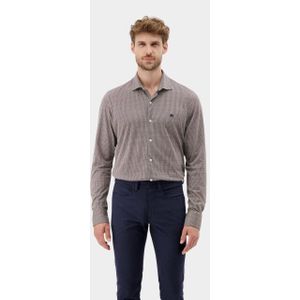 Lerros - Casual Hemd - Bruin - Lange Mouw - 2591371/756