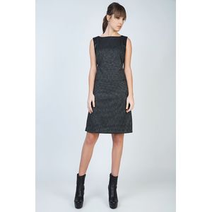 A-lijn Jurk - Wit - Mouwloos - Stretch Geweven Gabardine