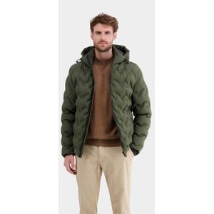 Lerros - Gewatteerde Jas - ORIGINAL OLIVE - Met Capuchon en Rijgkoord