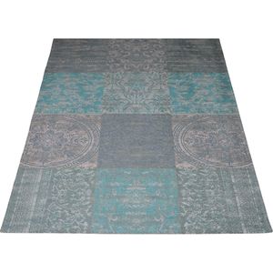 Veer Carpets Karpet lemon turquoise 4007 70 x 140 cm