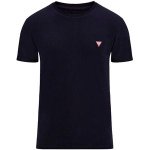 Overhemd - Slanke Pasvorm - Lange Mouwen - Ronde Hals - Logodetails