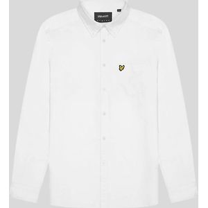 Lyle And Scott - Oxford Shirt - Wit - Lange Mouwen