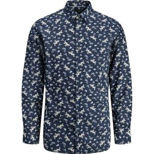 Jack & Jones Jprblayork print dobby l/s shirt