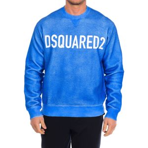 Dsquared2 - Iconic Logo Sweatshirt - Blauw - Heren - Katoen