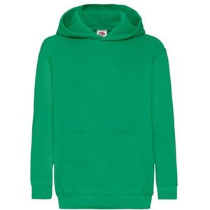 Fruit of the Loom - Kinder Hoodie - Eenvoudig - 280gsm - Dubbellaags - Kangoeroezak