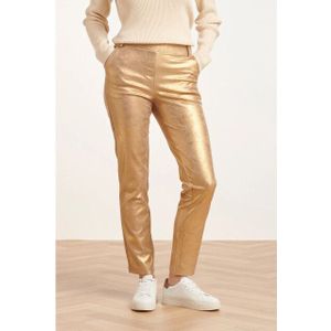 Smashed Lemon - 24734 - Suedine Broek - Goud Gecoate