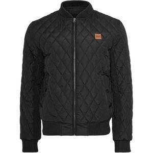 Urban Classics Heren diamond nylon gewatteerd jasje