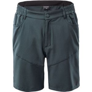 Hi-Tec - Korte Broek - Zwart - 96% Polyester 4% Elastaan - 2 Zijzakken