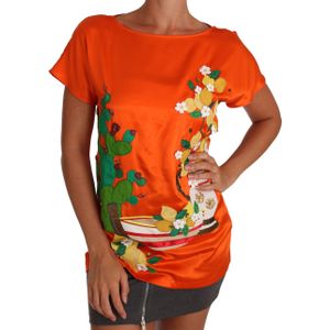 Dolce & Gabbana - TSH2381 - Top - Oranje - Sicilia Collectie