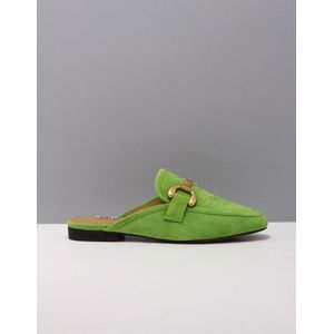 Bibi Lou Slippers dames pistachio suede