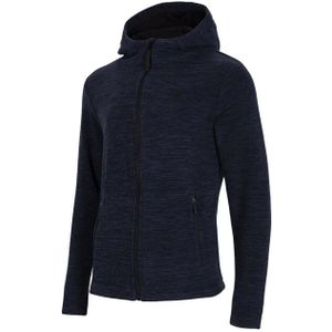 4F - H4Z22 BLD351 - Fleece Sweatshirt - Polyester - Met Kap - Zwart