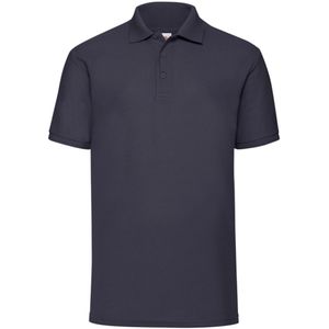 Fruit of the Loom - Heren 65/35 Piqué Poloshirt - Eenvoudig - Blauw - Oeko-Tex Standaard 100 Gecertificeerd