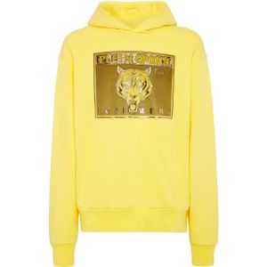 Plein Sport - Sweatshirt Met Capuchon - Zwart - Fleece Hoodie