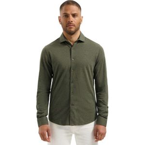 Dstrezzed - The Kirk - Overhemd - Donkergroen - Slim-fit - Lange Mouwen