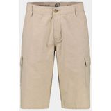 Lerros - Korte Broek - Beige - Katoen/Linnen - Regular Fit