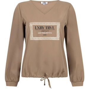 Zoso - T-shirt Fame 255 1110 - Camel - Dames