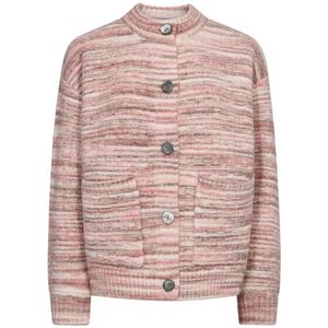 Freequent - FQGRSClas - Vest - Rood - Zachte Stof met Textuurpatroon