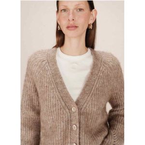Grace & Mila - SALUDA - Vest - Beige - Oversized