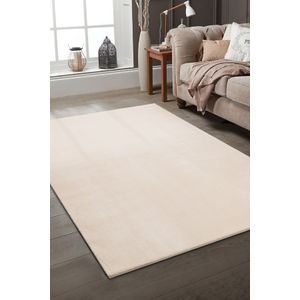 Muratap Samba soft fluffy vloerkleed laagpolig creme- 80x150 cm