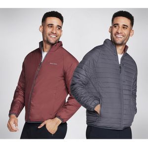 Skechers - GO SHIELD Altitude - Reversible Jas - Zwart - Pufferjack