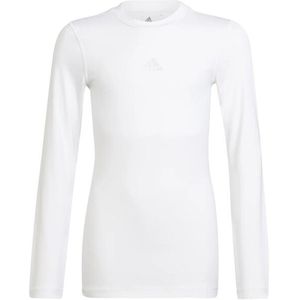 Adidas - Techfit Compressie T-shirt - Primegroen - Met Lange Mouwen