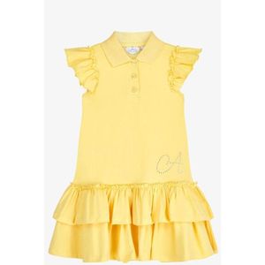 ADee - Cairo - Jurk - Sweet Lemon - Tennisjurk met Roozel Mouwen