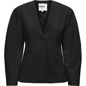 Only - Onlcasey ls balloon sl blazer - Zwart - Damesblazer