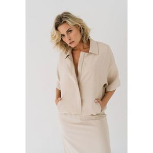 Maicazz - Merlijn Top - Blouse - Grijs - Viscose