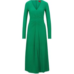 Hugo - Kenglissy-1 - Jurk - Groen - Dames