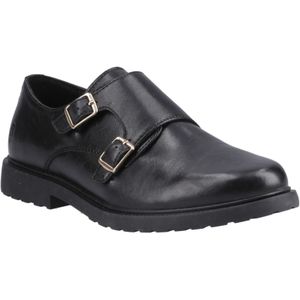 Hush Puppies - Verity - Leren Schoen - Zwart