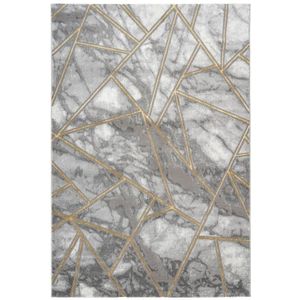 Muratap Fashion abstract laagpolig vloerkleed design tapijt grijs 200x290 cm