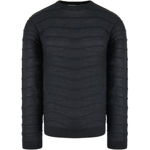 Emporio Armani - Crew Neck Long Sleeve - Trui - Zwart