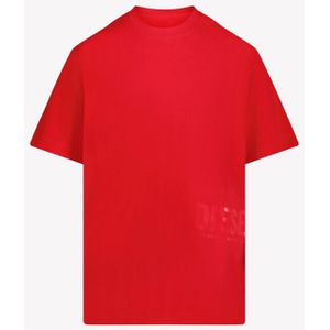 Diesel - J02283 0CATM - Kinder T-shirt - Rood - Zomer 2025