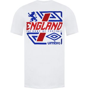Umbro - Engeland Diamant Leeuw - T-shirt - Wit