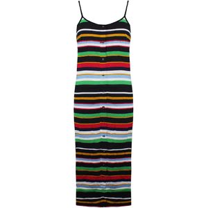 Vans - Mouwloze Midi Dress - Multicolour - Gestreept