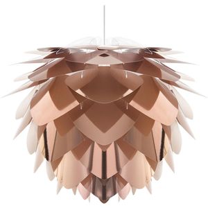 Umage Silvia medium hanglamp copper met koordset wit Ø 50 cm