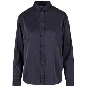 Urban Classics Dames satijn overhemd