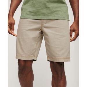 Superdry M7110397a officer chino short 7mo chateau gray