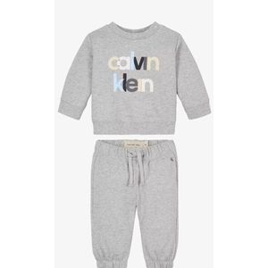 Calvin Klein - Joggingpak - Grey Heather - Jongens Baby