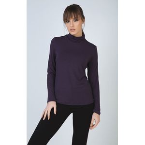 Poloshirts - Purper - Trui met Polokraag - Lange Mouwen