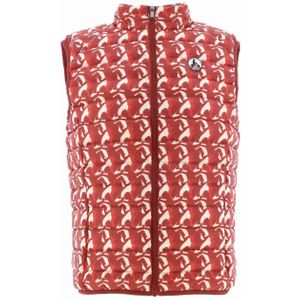 JOTT - Tom Puffer Gilet - Rood - Mouwloos - Waterafstotende Satijnen Quilting