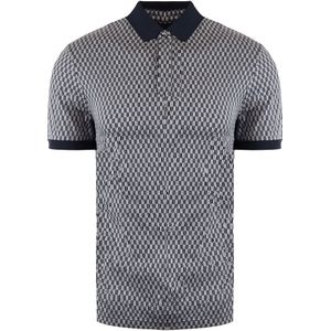 Emporio Armani - Bedrukt Poloshirt - Navy - Heren
