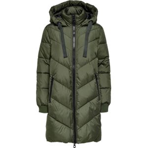 Jacqueline de Yong Jdyskylar padded hood jacket otw no army