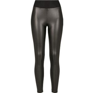 Urban Classics Dames legging hoog taille leer
