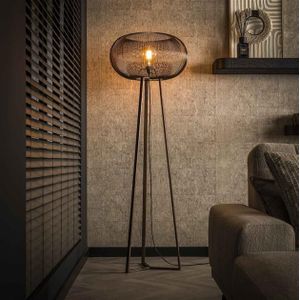 Hoyz vloerlamp 3-poot copper twist kleurig