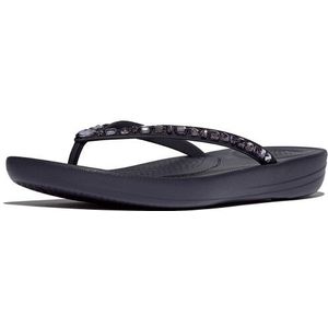 FitFlop - iQushion Multi-Crystal - Flip-Flops - Midnight Navy - Waterbestendig, Ergonomisch Ontwerp