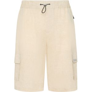 Philipp Plein - Linnen Short Trousers Coolkid Cargo - Beige - Bermuda