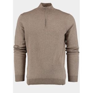 Bos Bright Blue Pullover half zip polywool 3019900/602