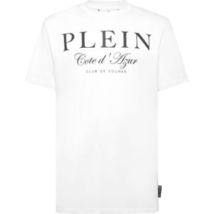 Philipp Plein - T-Shirt Ronde Hals - Wit - Heren - Katoen