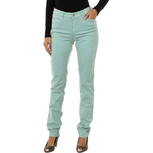 Armani Jeans - Straight Jeans - Groen - Dames - Katoen - Skinny Fit